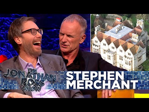Stephen Merchant's Convinced Sting's Ghost Sighting Was A TV | The Jonathan Ross Show