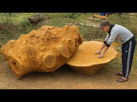 Incredible Woodturning // The Most Beautiful Burl Wood In The World