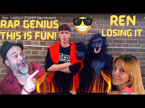 Metal Dude & Wifey (REACTION) - Ren - Losing it (FISHER Rap Version) RAP GENIUS! This was FUN!!!