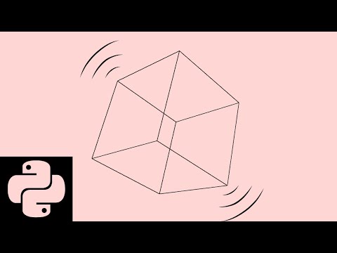 Python Tkinter Tutorial | How to Draw & Rotate a Cube