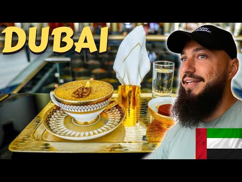 $26 Cappuccino With 24-Carat Gold In Dubai Mall Is Insane 🇦🇪 (waste of money?)