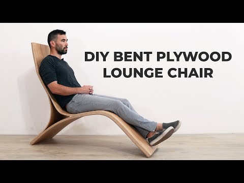 Bending Plywood To Make a Lounge Chair | #RocklerBentWoodChallenge