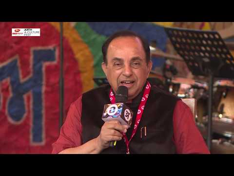 Subramanian Swamy Shares his Views with Anuraag Saxena | Zee Live Talk Show - Arth a Culture Fest