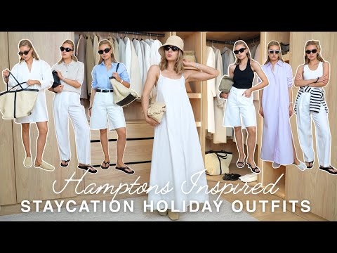 VACATION OUTFIT IDEAS | HAMPTONS INSPIRED STAYCATION STYLE