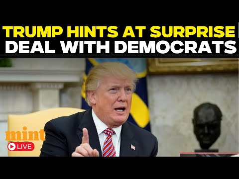 Donald Trump Live | Trump Hints at Surprise Healthcare Deal With Democrats on Shutdown | US News