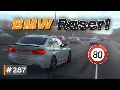 Besoffener pöbelt im Parkhaus, Unfälle und Grünlicht-Penner! | #GERMAN #DASHCAM | #287