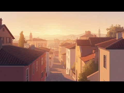 Early Morning Walk in a Beautiful Roman Neighborhood