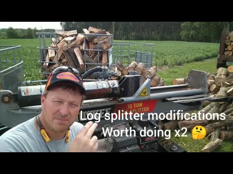 Problems with hydraulic log splitters & Modifications 🤔 (part 1)