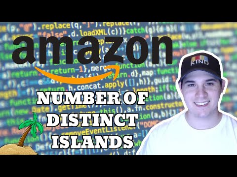Amazon Coding Interview Question - Number of Distinct Islands