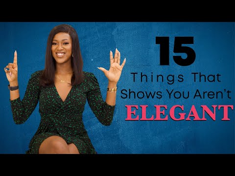 15 Things That Show You Arenβt Elegant - Stop Doing Them! - Winnieβs School of Elegance Ep.15