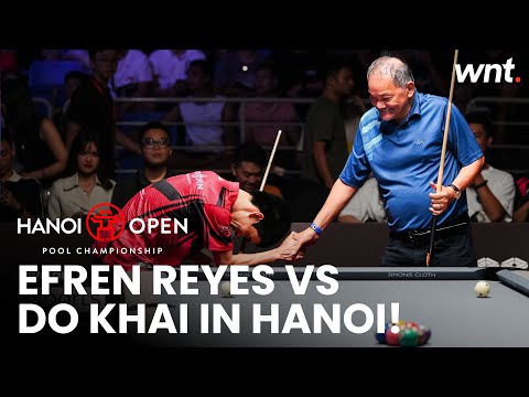 EFREN REYES vs DO KHAI! Must-watch Hanoi Open Exhibition!