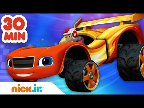 Blaze e le Mega Macchine | 30 Minuti dei Momenti più Veloci di Blaze in versione Auto da Corsa