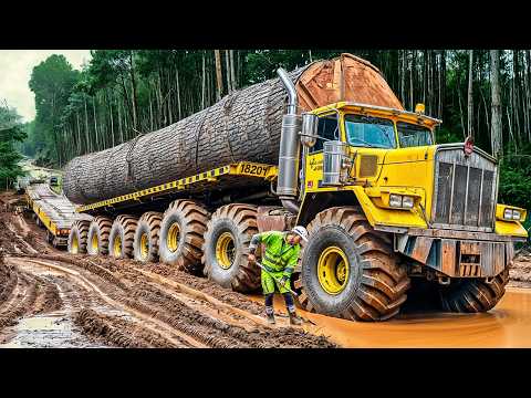 ГРУЗОВИКИ НА БЕЗДОРОЖЬЕ И НЕВЕРОЯТНО КРУТЫЕ ВОДИТЕЛИ