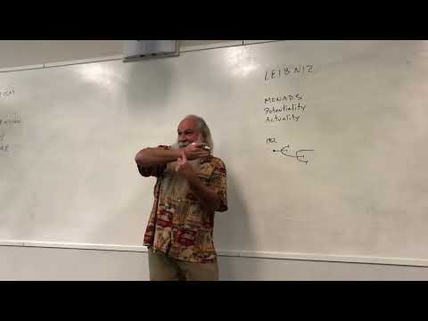 Leibniz introduces monads and explains why, “this is the best of All possible Worlds.”