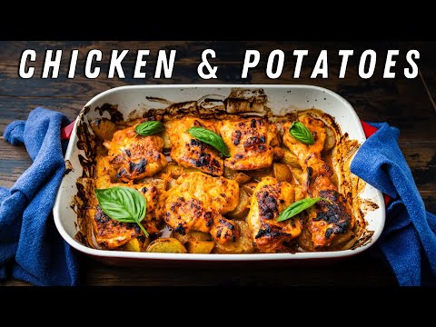 How I Make The Easiest One-Pan Chicken and Potatoes