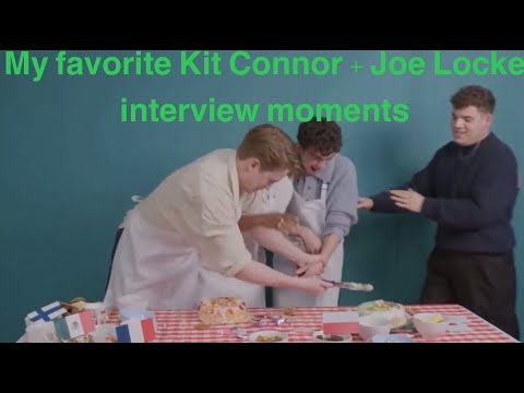 My favorite Joe Locke and Kit Connor interview moments