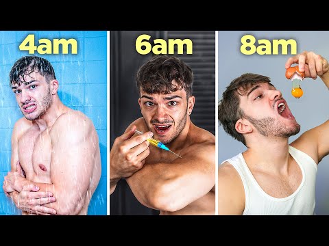 I Tried Bodybuilders' EXTREME Morning Routines