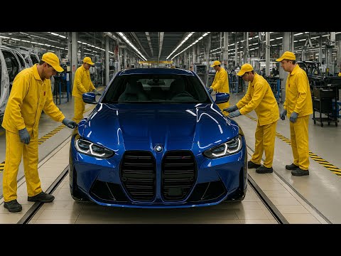 Inside the BMW M4 Factory: From Raw Steel to TwinPower Turbo Engineering (Full Process)