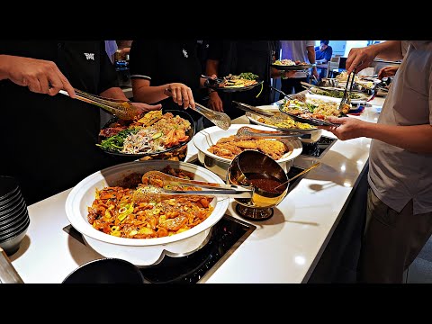 입소문 타자마자 줄 서는 역대급 가성비 무한리필 한식뷔페-Amazing All-You-Can-Eat Korean Buffet | Korean Street Food