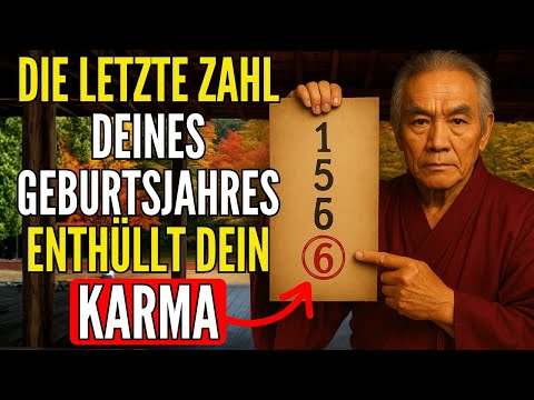 Sieh dir die LETZTE ZAHL deines Geburtsjahres an und entdecke dein VERBORGENES Karma