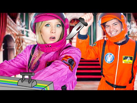 Real Life Among Us in an ACTUAL Castle! *3,000 IQ*