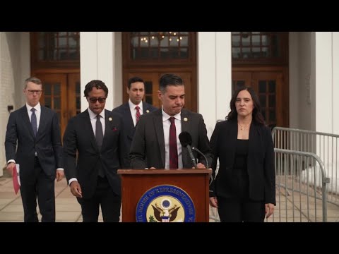 FULL REMARKS: Dems hold press conference as Hillary Clinton testifies in Epstein probe