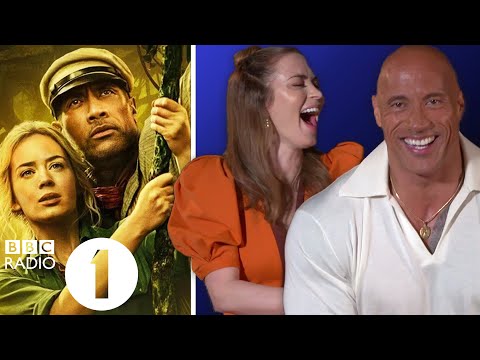 "Tight balls!" Dwayne 'The Rock' Johnson, Emily Blunt & Jack Whitehall on Jungle Cruise nicknames