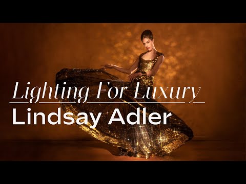 Lighting For Luxurious Images: Create Impactful Lighting Using Lindsay Adler Signature Gold Backdrop