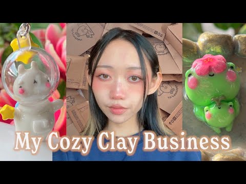 My Cozy Clay Business: Growing My Shop & Healing With My Art ✿ Polymer Clay Studio Vlog