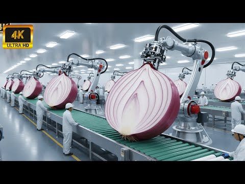 Inside a Crispy Fried Shallot Factory From Dry Bulbs to Golden Topping (Full Process)