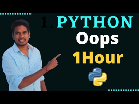 oops concepts in python 1 hour