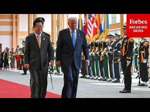 South Korean Pres. Lee Jae Myung Holds Arrival Ceremony For Pres. Trump At Gyeongju National Museum