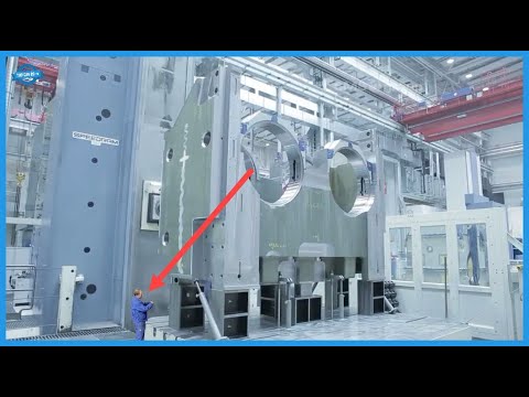 Heavy Lathe, CNC Machine & Forging Machine In Working. HUGE DRIVE SYSTEM Used In Steelmaking Plant