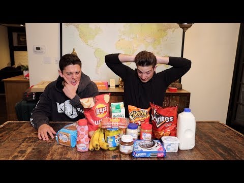 Eating Weird Food Combinations W/ Christian Seavey ( Taste Test )