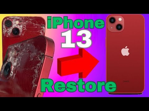 iPhone 13 housing replacement guide restoration teardown