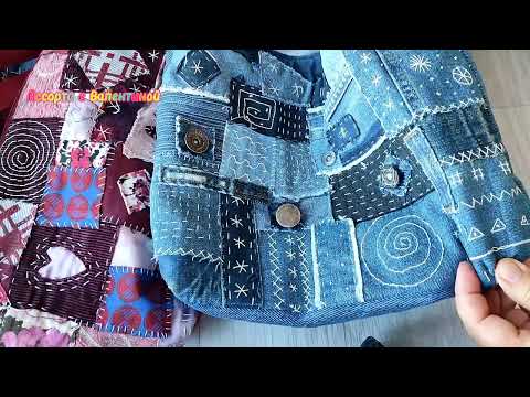 BORO. Decorative seams. I embroider patches.