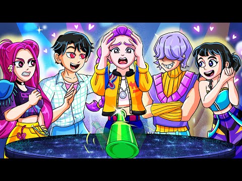 RUMI Played SPIN The BOTTLE! | KPop Demon Hunters Animation