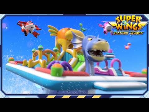 [SUPERWINGS8] Babysitting Baby Nessies | Superwings Electric Heroes | S8 EP36