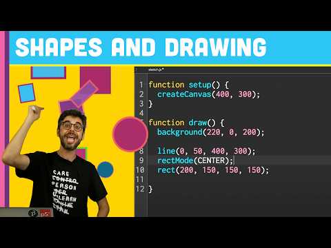 Drawing Shapes in p5.js for Beginners (1.3)
