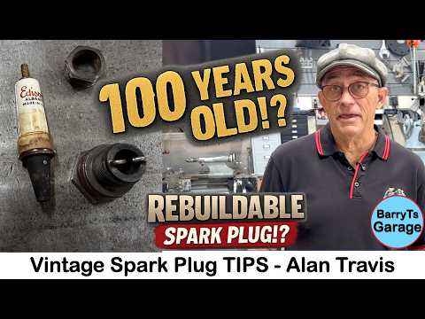 8 Things you never knew about vintage Spark Plugs! (Rebuildable) Alan Travis w #BarryT #classiccars