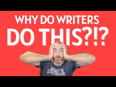 Writing Your First Book? Don't Do This!