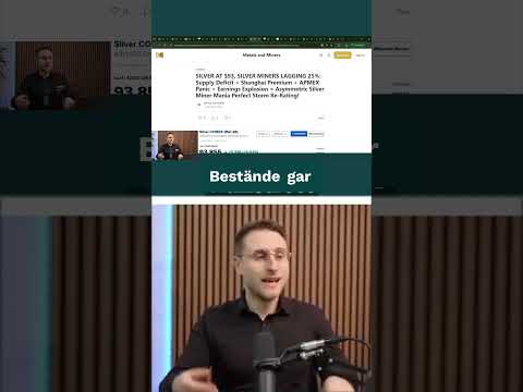 🥈🚀 Silberminen-Explosion? Warum die Kurse jetzt astronomisch steigen #silber #edelmetalle #börse