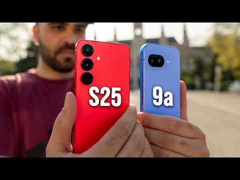 Pixel 9a vs. Galaxy S25: A REAL Day in the Life | Camera & Battery Test!