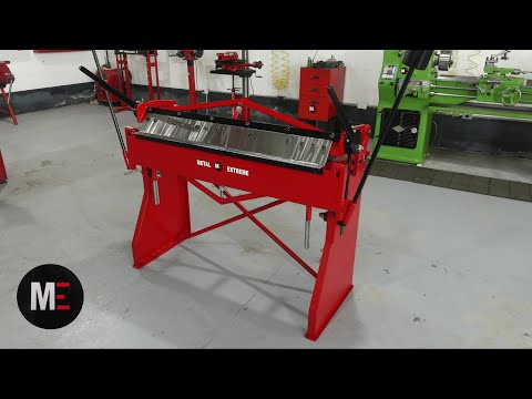 Plegadora De Lamina / Dobladora De Chapa ARTESANAL, Homemade Sheet Metal Bender.