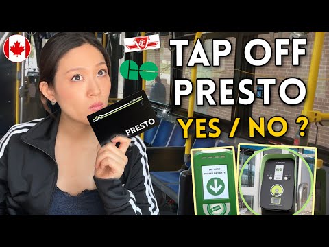 Do you have to TAP OFF Presto on the TTC and GO train?