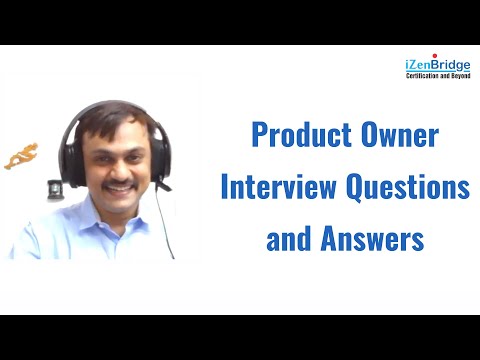 Product Owner Interview Questions:iZenBridge