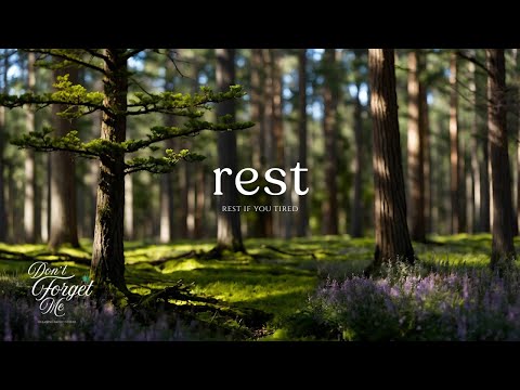 Rest if You Tired 🍃💜  Relaxing Guitar Music with Ambient Vibes for Sleep, Study, Meditation