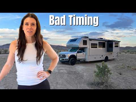 First DRY CAMPING Trip in the 4x4 Class C RV (Arches National Park)