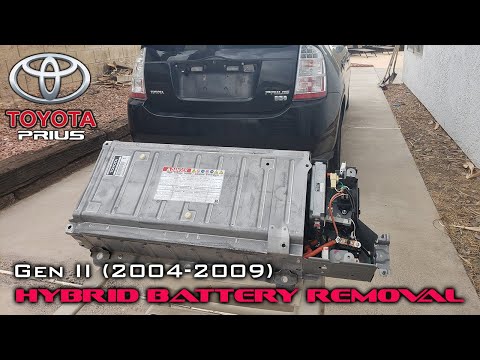 How to Remove the Hybrid Battery on a Toyota Prius Gen2 (2004 05 06 07 08 09)