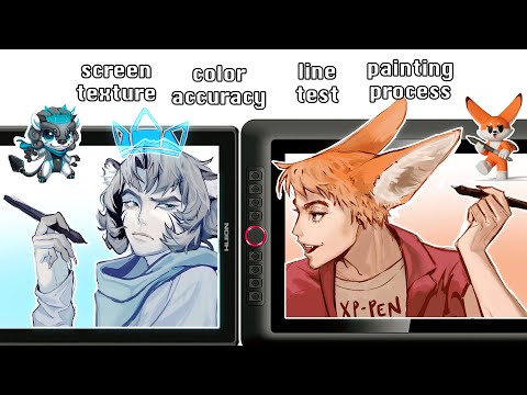 Huion Kamvas 16 Pro (2.5k) vs XP-Pen Artist 15.6 Pro [Drawing tablet review]